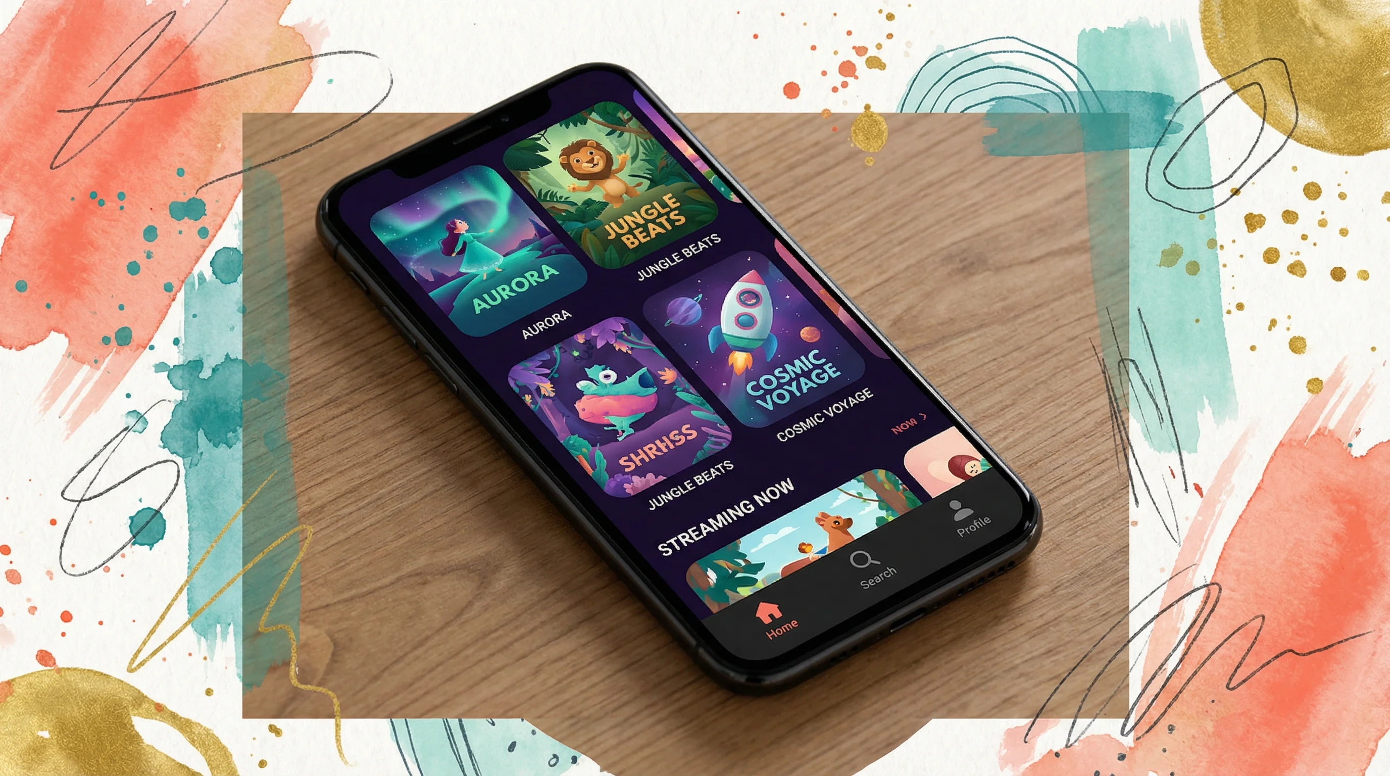 火影同人 | 专注火影内容的传媒社区 | 同人原创与高清点播APP手机界面预览 - 独立动画短片移动端观看体验