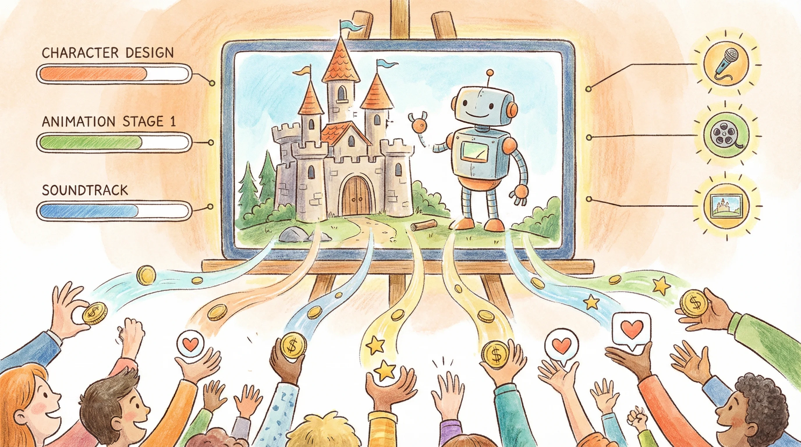 《星辰大海》动画众筹项目 - 科幻题材独立动画长片